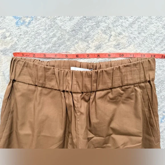 SPRWMN Espresso Cotton Poplin Culotte Pants - Picture 9 of 12